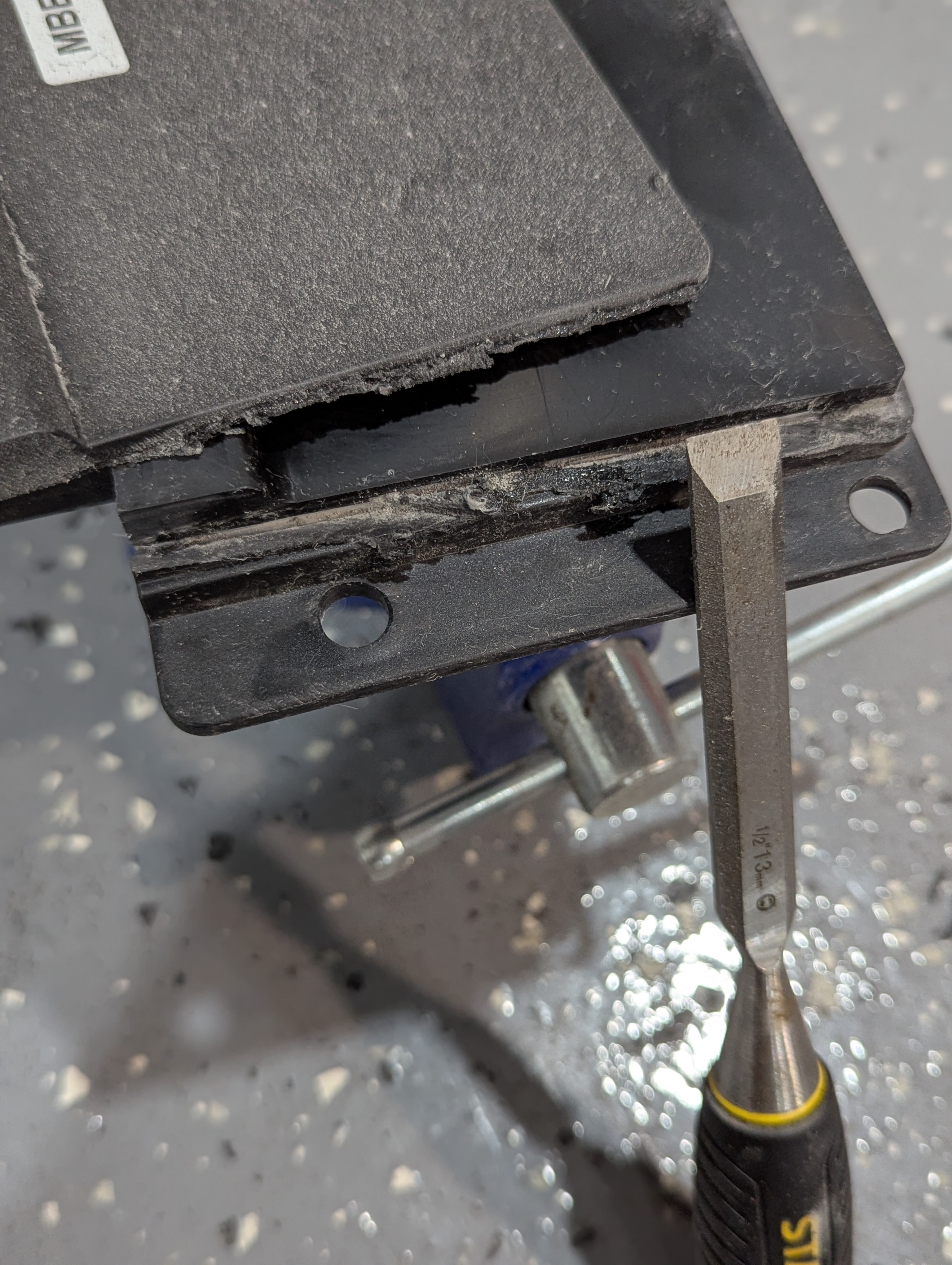 Removing the ABS shell